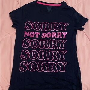 Max Studio Black and Pink Kids Tee